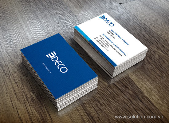 THIẾT KẾ NAME-CARD | BỘ NHẬN DIỆN THƯƠNG HIỆU EDECO